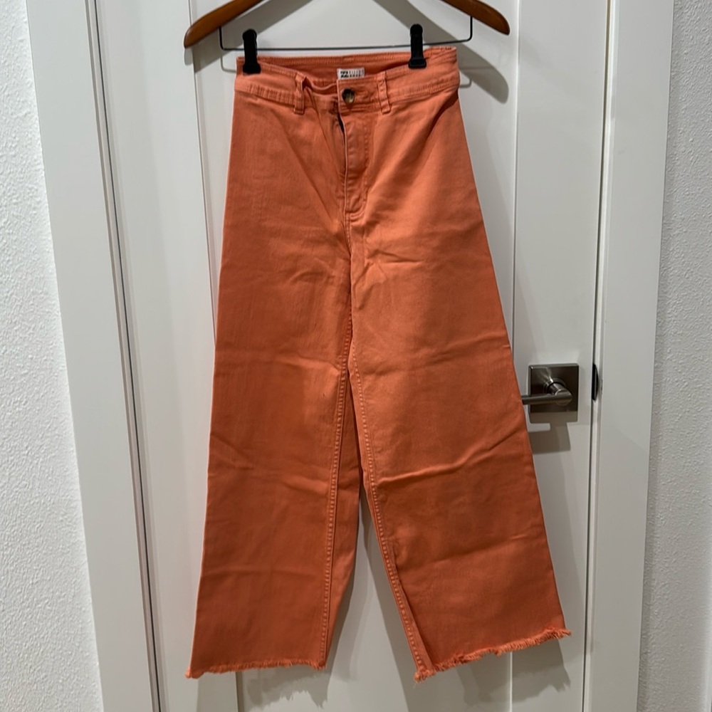 Billabong Wide Leg Pants in Orange